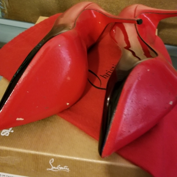 CHRISTIAN Louboutin OMBRE Pigalle Follies 100mm 👠🎉 - Picture 6 of 6